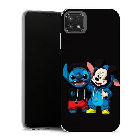 Coque Samsung Galaxy A22 5G Manga stitch x the mouse - MaCoquePerso