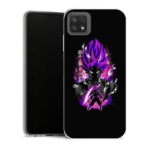 Coque Samsung Galaxy A22 5G Manga Super rose Power - MaCoquePerso
