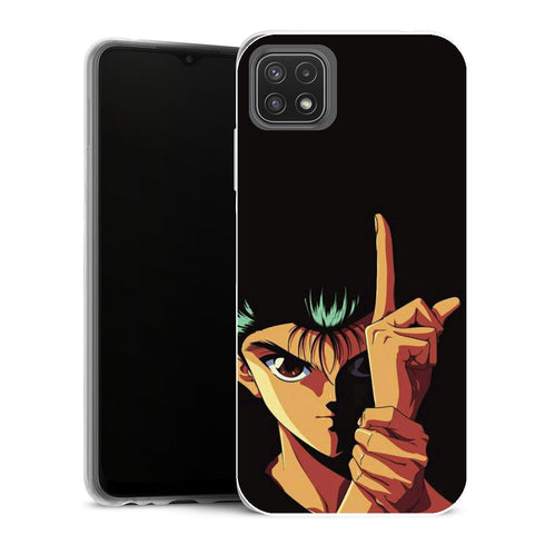 Coque Samsung Galaxy A22 5G Manga Yusuke Spirit Gun - MaCoquePerso