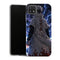 Coque Samsung Galaxy A22 5G Naruto Hokage Kakashi Manteau Blanc Eclairs Bleus Raikiri - MaCoquePerso