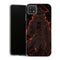Coque Samsung Galaxy A22 5G Naruto Hokage Manteau Noir Flammes Rouges Style Sombre - MaCoquePerso