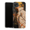 Coque Samsung Galaxy A22 5G Naruto Hokage Minato Manteau Blanc Feuilles Orange Portrait - MaCoquePerso