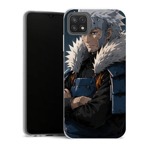 Coque Samsung Galaxy A22 5G Naruto Hokage Tobirama Senju Armure Bleue Portrait Manga - MaCoquePerso
