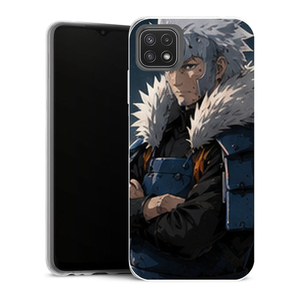 Coque Samsung Galaxy A22 5G Naruto Hokage Tobirama Senju Armure Bleue Portrait Manga - MaCoquePerso
