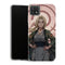 Coque Samsung Galaxy A22 5G Naruto Hokage Tsunade Senju Portrait Fond Rose Konoha - MaCoquePerso