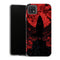Coque Samsung Galaxy A22 5G Naruto Itachi Uchiha Silhouette Lune Rouge Corbeaux Akatsuki - MaCoquePerso
