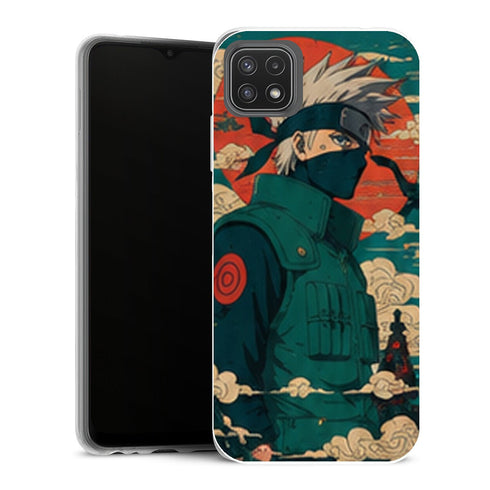 Coque Samsung Galaxy A22 5G Naruto Kakashi Hatake Nuages Japonais Naruto - MaCoquePerso