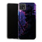 Coque Samsung Galaxy A22 5G Naruto Kakashi Neon Violet Ville Sombre Katana - MaCoquePerso