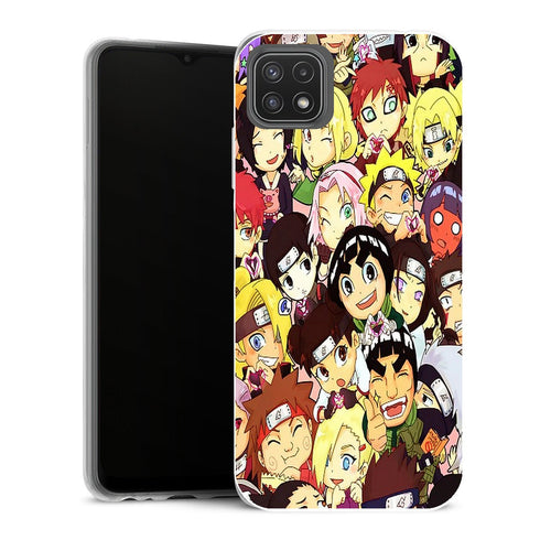 Coque Samsung Galaxy A22 5G Naruto Naruto Chibi Groupe - MaCoquePerso