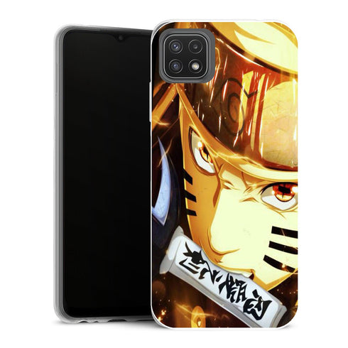 Coque Samsung Galaxy A22 5G Naruto Naruto Dents Serrées - MaCoquePerso