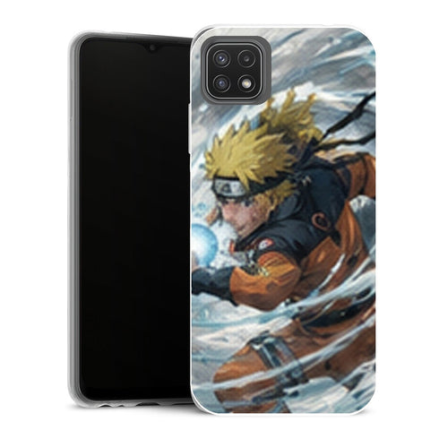 Coque Samsung Galaxy A22 5G Naruto Naruto Rasengan Tourbillon Eau Action - MaCoquePerso