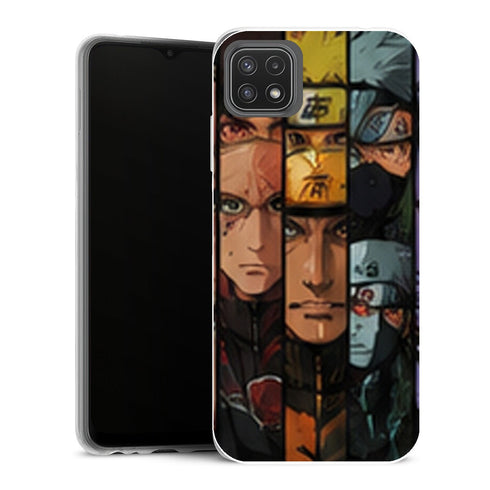 Coque Samsung Galaxy A22 5G Naruto Personnages Naruto Shippuden Montage Akatsuki - MaCoquePerso