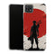 Coque Samsung Galaxy A22 5G Naruto Samourai Ninja Soleil Rouge Minimaliste - MaCoquePerso