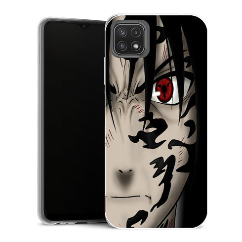Coque Samsung Galaxy A22 5G Naruto Sasuke Sharingan - MaCoquePerso