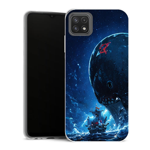 Coque Samsung Galaxy A22 5G One Piece Baleine Grand Voyage - MaCoquePerso