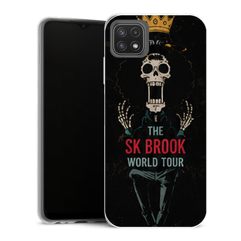 Coque Samsung Galaxy A22 5G One Piece Brook World Tour - MaCoquePerso