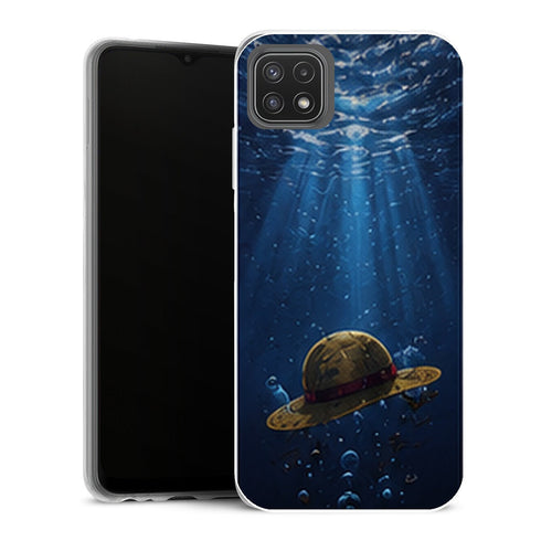 Coque Samsung Galaxy A22 5G One Piece Chapeau De Paille Underwater - MaCoquePerso