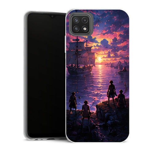 Coque Samsung Galaxy A22 5G One Piece Equipage Sunset Voyage - MaCoquePerso