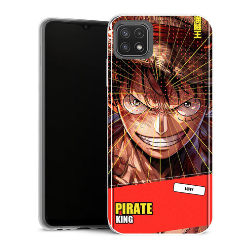 Coque Samsung Galaxy A22 5G One Piece Luffy Close King Red - MaCoquePerso
