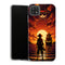 Coque Samsung Galaxy A22 5G One Piece Luffy Sunset Skull - MaCoquePerso