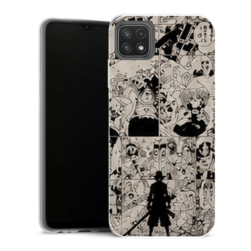 Coque Samsung Galaxy A22 5G One Piece Manga Crew Collage - MaCoquePerso