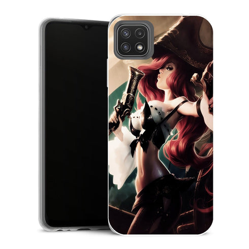 Coque Samsung Galaxy A22 5G One Piece Manga Girl Pirate - MaCoquePerso