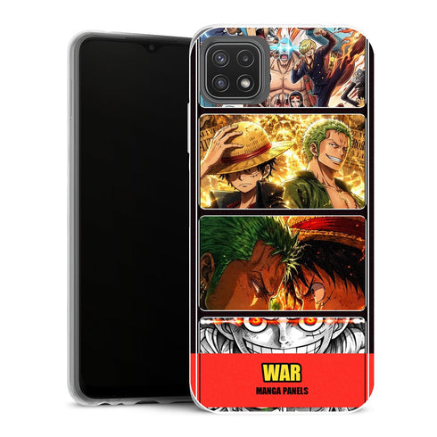 Coque Samsung Galaxy A22 5G One Piece Manga War Split Panels - MaCoquePerso