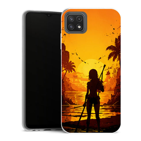 Coque Samsung Galaxy A22 5G One Piece Nami Sunset Island - MaCoquePerso