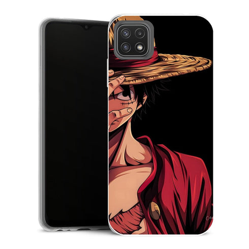 Coque Samsung Galaxy A22 5G One Piece One Piece Coque Iphone 15 Luffy Chapeau Noir - MaCoquePerso