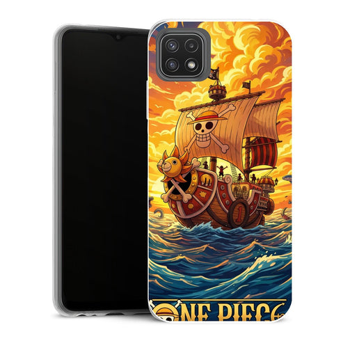 Coque Samsung Galaxy A22 5G One Piece One Piece Coque Iphone 15 Sunny Mer Coucher - MaCoquePerso