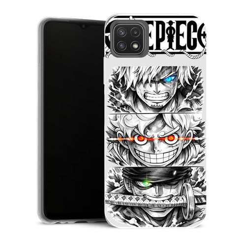 Coque Samsung Galaxy A22 5G One Piece One Piece Coque Iphone 15 Trio Manga Yeux - MaCoquePerso