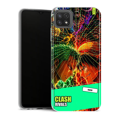 Coque Samsung Galaxy A22 5G One Piece Rivals Red Green Clash - MaCoquePerso