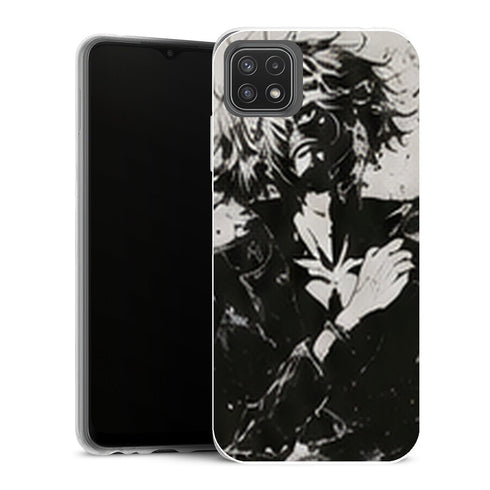 Coque Samsung Galaxy A22 5G One Piece Sanji One Piece Coque Iphone Samsung Silhouette Encre Noire - MaCoquePerso