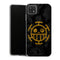 Coque Samsung Galaxy A22 5G One Piece Trafalgar Law Logo Gold - MaCoquePerso
