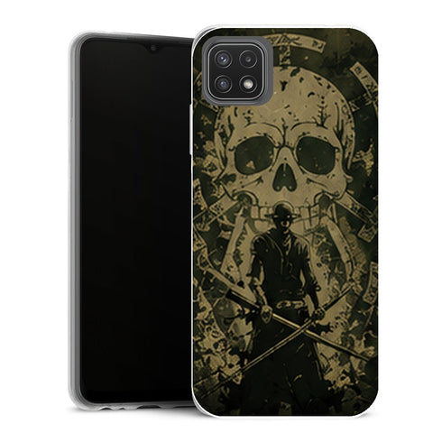 Coque Samsung Galaxy A22 5G One Piece Zoro Gold Hunter - MaCoquePerso