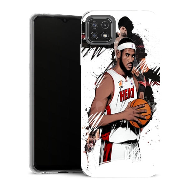 Coque Samsung Galaxy A22 5G Sports basketball stars lebron james - MaCoquePerso