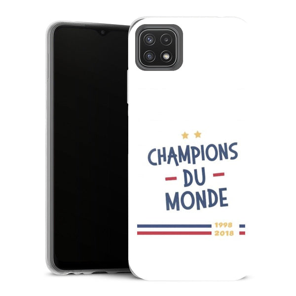Coque Samsung Galaxy A22 5G Sports champion du monde 2018 supporter france - MaCoquePerso