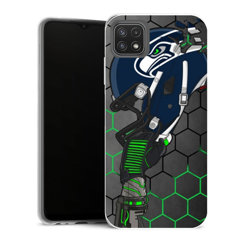 Coque Samsung Galaxy A22 5G Sports football helmets seattle - MaCoquePerso