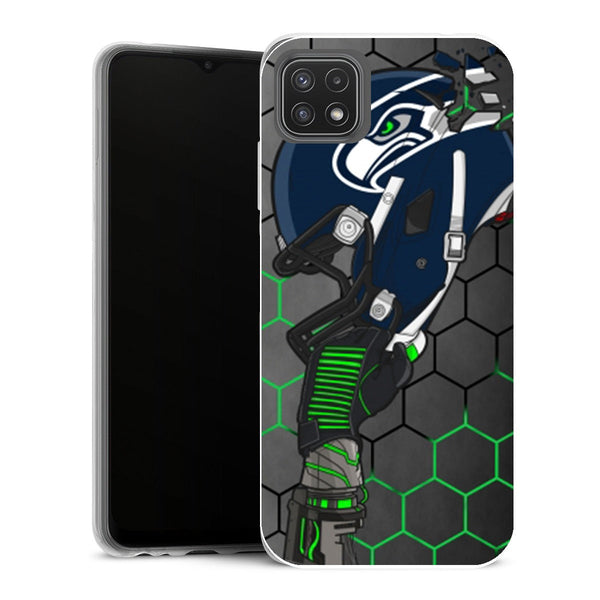 Coque Samsung Galaxy A22 5G Sports football helmets seattle - MaCoquePerso