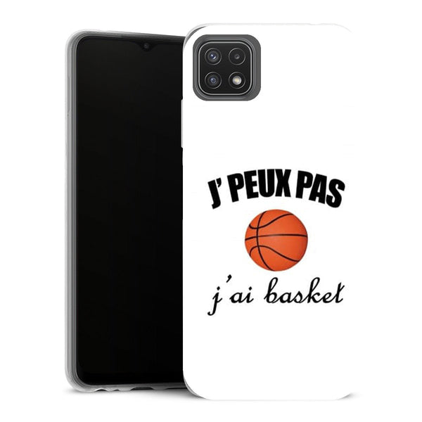 Coque Samsung Galaxy A22 5G Sports je peux pas j ai basket - MaCoquePerso