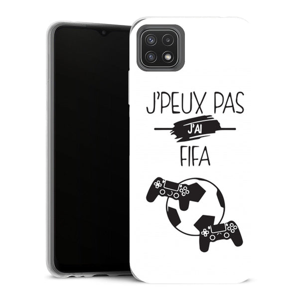 Coque Samsung Galaxy A22 5G Sports je peux pas j ai fifa - MaCoquePerso