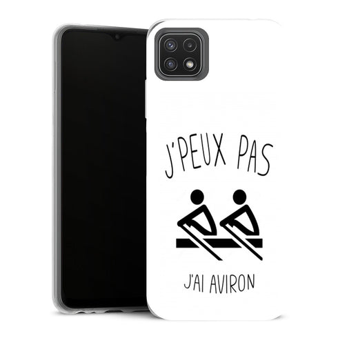 Coque Samsung Galaxy A22 5G Sports je peux pas jai aviron - MaCoquePerso