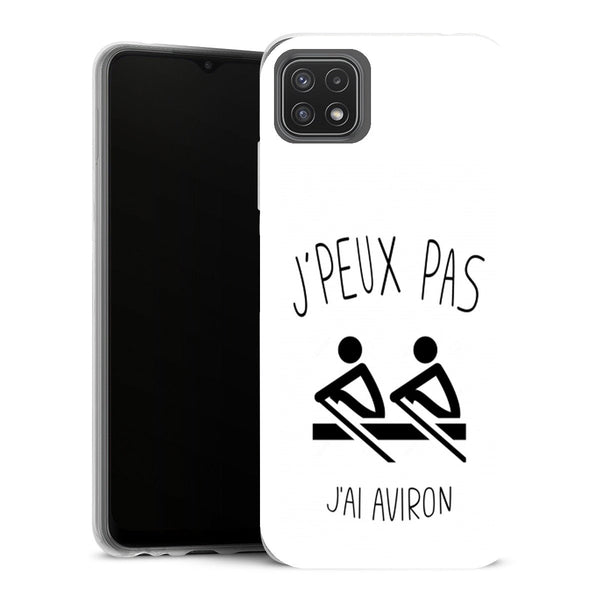 Coque Samsung Galaxy A22 5G Sports je peux pas jai aviron - MaCoquePerso