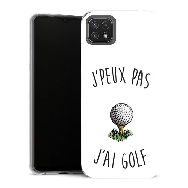 Coque Samsung Galaxy A22 5G Sports je peux pas jai golf - MaCoquePerso