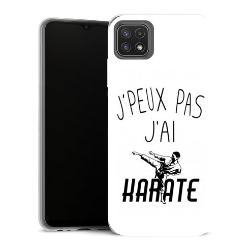 Coque Samsung Galaxy A22 5G Sports je peux pas jai karate - MaCoquePerso