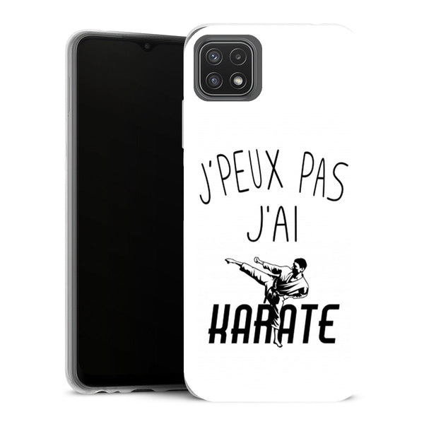 Coque Samsung Galaxy A22 5G Sports je peux pas jai karate - MaCoquePerso
