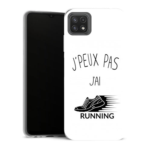 Coque Samsung Galaxy A22 5G Sports je peux pas jai running - MaCoquePerso