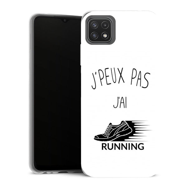 Coque Samsung Galaxy A22 5G Sports je peux pas jai running - MaCoquePerso