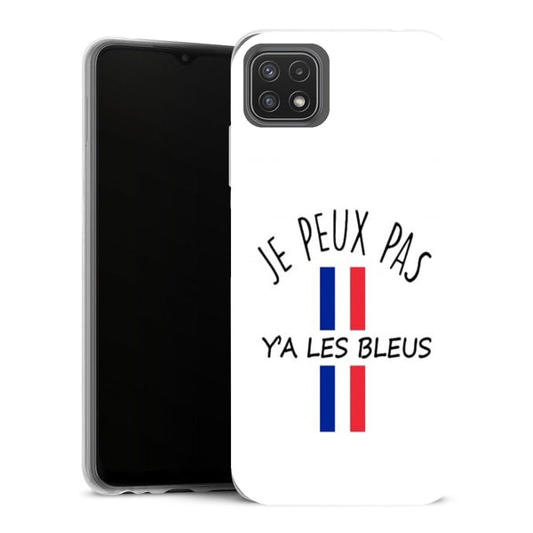 Coque Samsung Galaxy A22 5G Sports je peux pas ya les bleus - MaCoquePerso