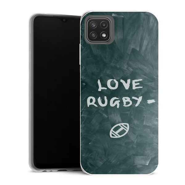 Coque Samsung Galaxy A22 5G Sports Love Rugby - MaCoquePerso